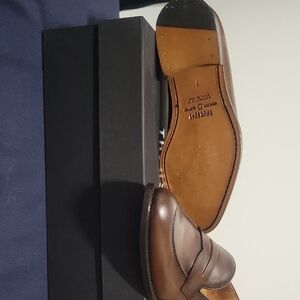 Brown Leather Men's Loafers